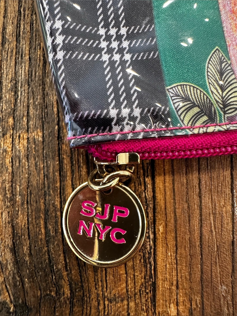 Colorful Striped Multi-Print Cosmetic Pouch - Picture 3 of 7